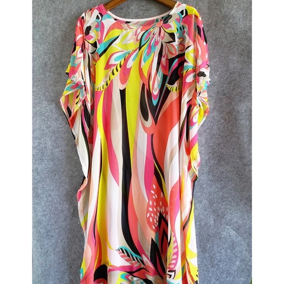 5⭐️Fave! Watermark Kimono Caftan Coverup - Picture 3 of 7